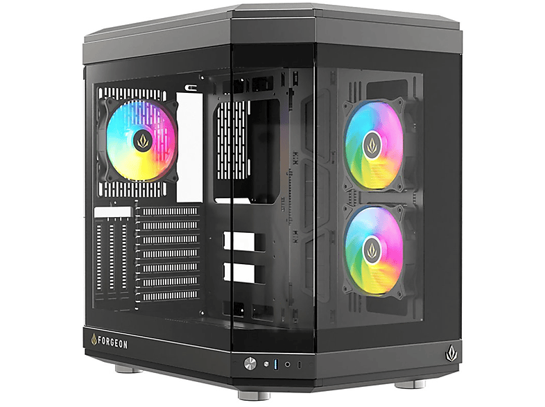 Chasis PC  - Kyber ARGB Cristal Templado FORGEON