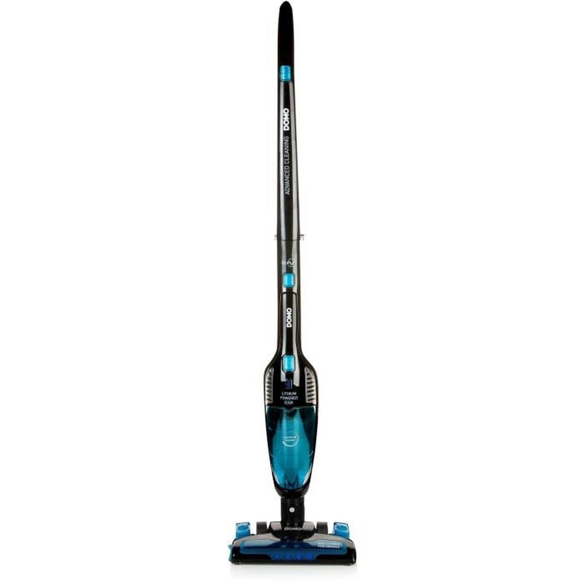 DOMO DO228SV Besenstaubsauger, maximale Leistung: 1,0 Watt, Blau/Schwarz)