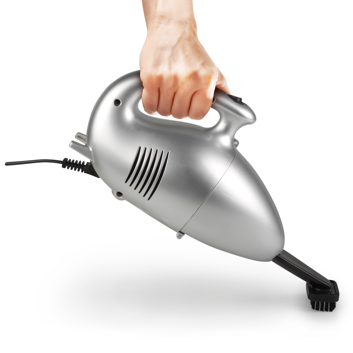 PRINCESS 01.332757.01.001 TURBO TIGER COMPACT VACUUM CLEANE Oval Staubsauger, maximale Leistung: 610 Watt, Silber)