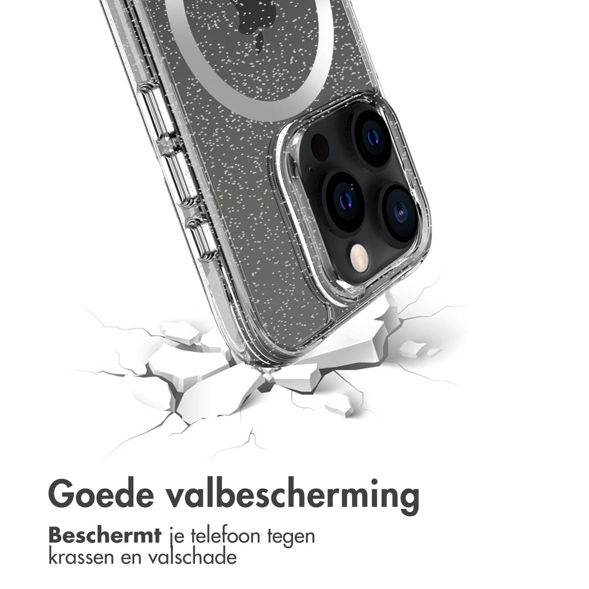 IMOSHION Coque arrière compatible avec iPhone 15 Pro Étui de Téléphone voor Apple iPhone 15 Pro Argent