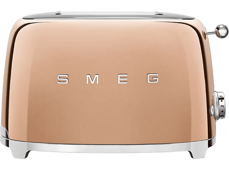 Tostapane SMEG TSF01RGEU 50's Style Oro Rosa, Potenza 950 W, Numero di ...