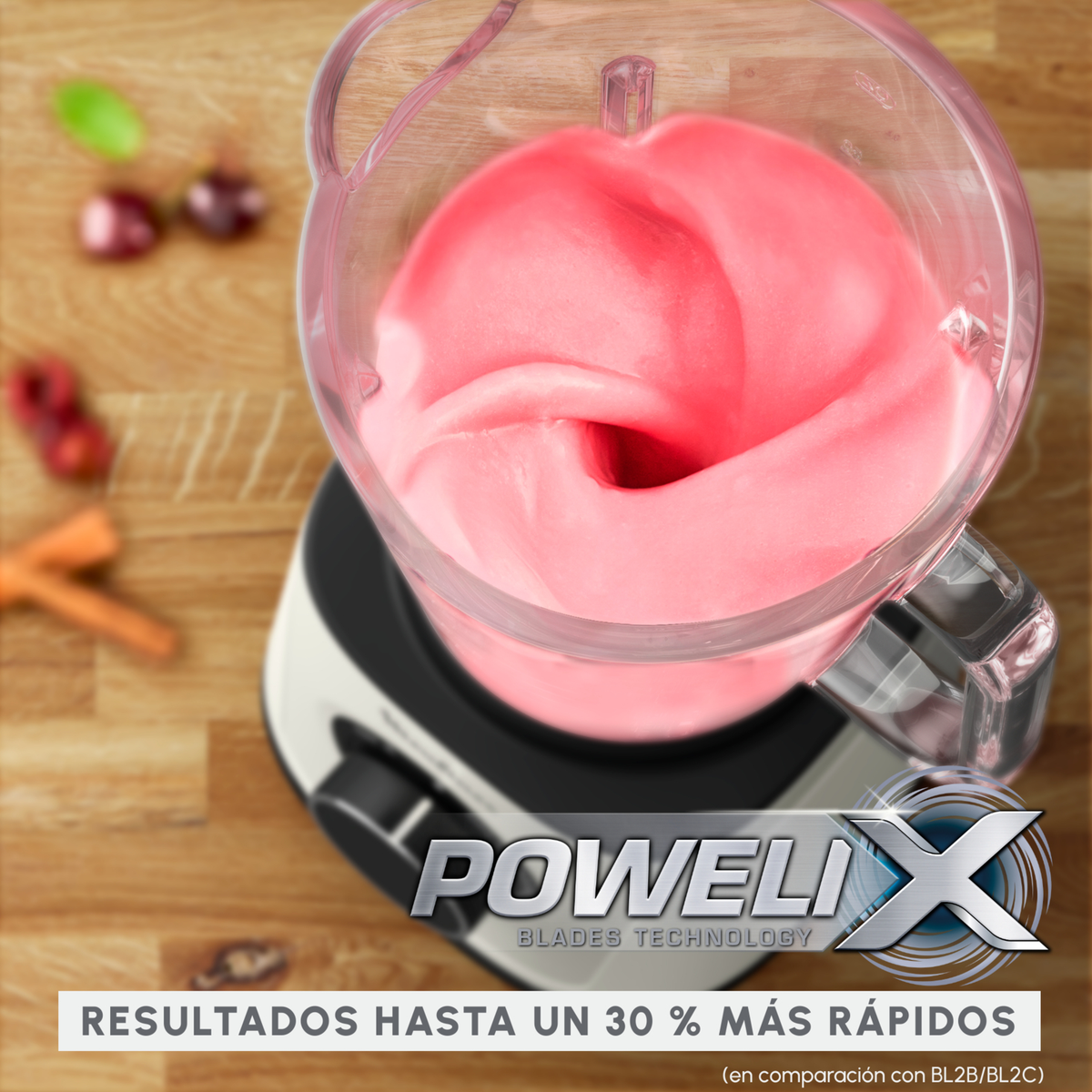 Batidora de vaso - MOULINEX LM771AF0, 1200 W, 2 l, Crema