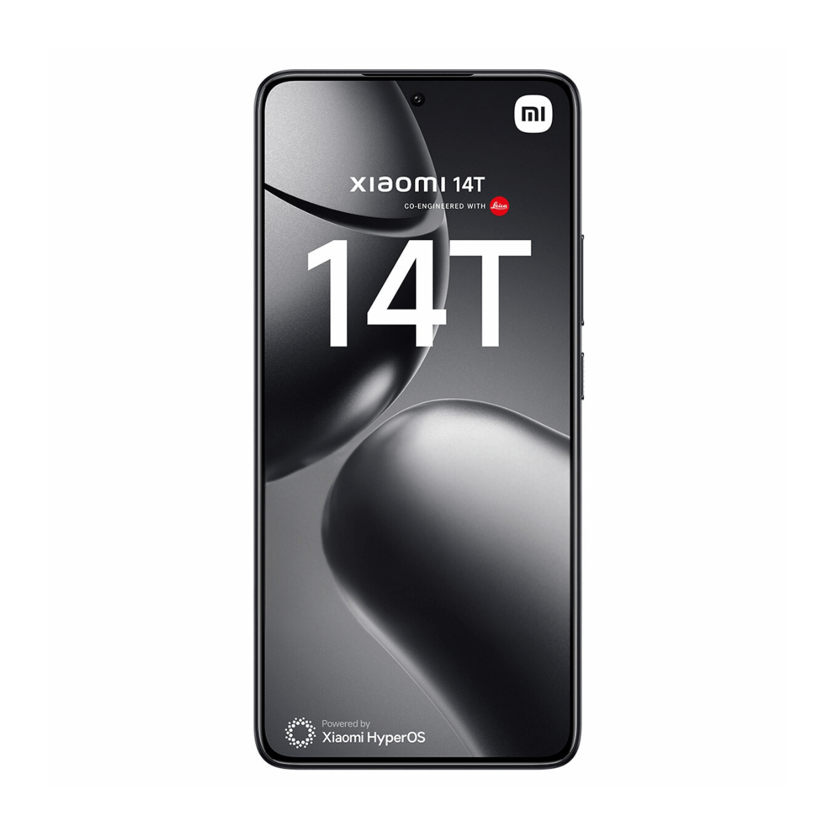 Smartfon z dużym ekranem i dwutonowym designem.