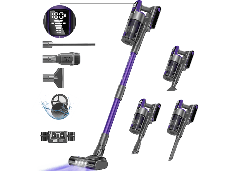 Aspirapolvere Senza Fili Suirviz U8 - 40Kpa, Autonomia 35min, Luce LED, Leggero - Per Peli Animali - Foto 14