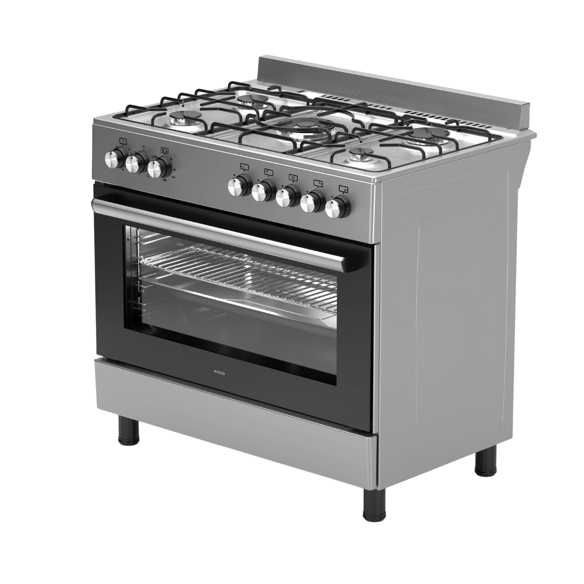 WIGGO WO-E906B(XX)  Stove  - Electric  - Gas/power adapter  - Width 900 mm