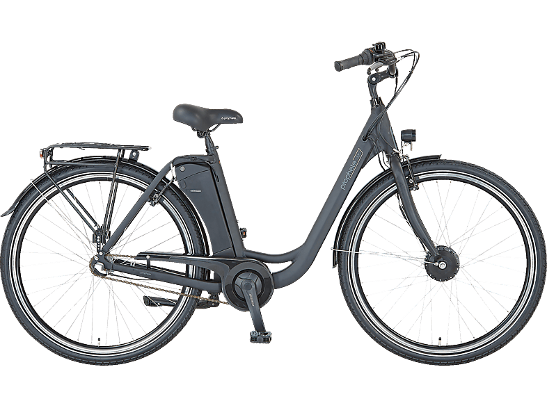 PROPHETE Geniesser 1.0 Citybike (Laufradgröße: 28 Zoll, Rahmenhöhe: 49 cm, Erwachsene-Rad, 374, SCHWARZ)