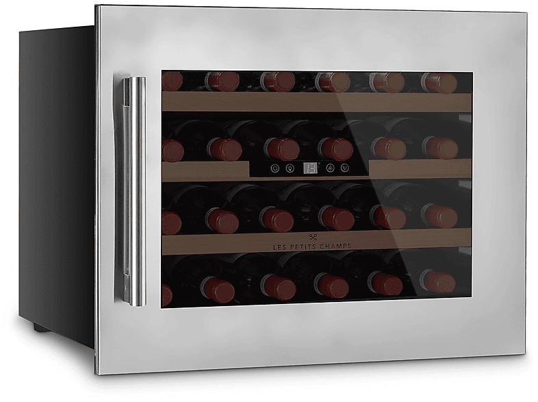 LES PETITS CHAMPS CAVCI24 Weinkühlschrank (EEK G, black) | MediaMarkt