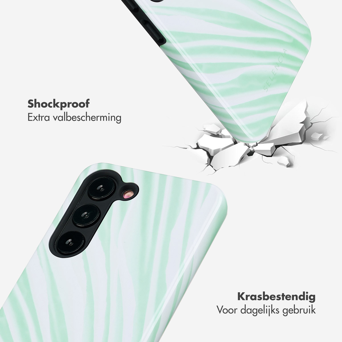 SELENCIA Vivid Tough coque compatible avec Samsung Galaxy S23 Étui de Téléphone voor Samsung Samsung Galaxy S23 Multicolore