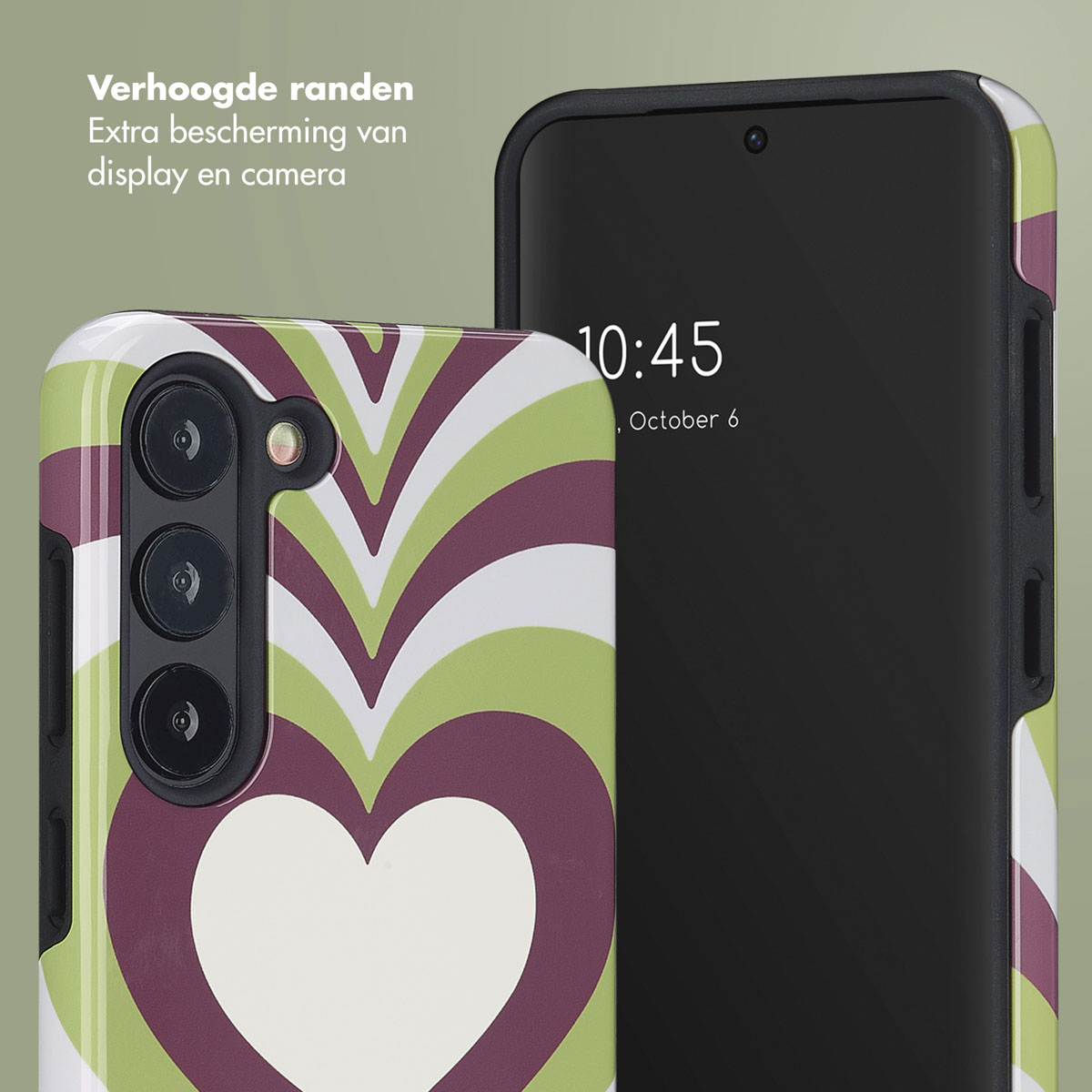 SELENCIA Vivid Backcover adatta per Samsung Galaxy S23 Cover per Samsung Galaxy S23, Verde, Viola, Bianco