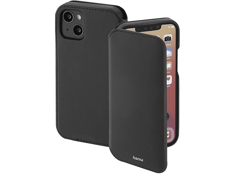 Cover Per IPhone 13 Mini – Custodia Lusso Scintillante Con Strass, Anello Supporto E Protezione Fotocamera, Nero