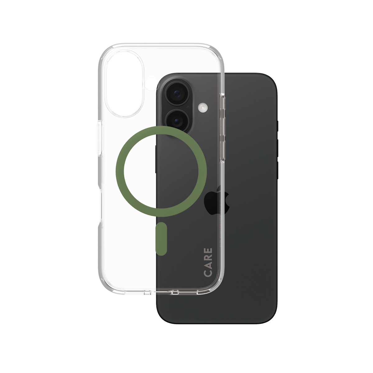 PANZERGLASS Flagship iPhone 16 MagSafe Uyumlu Urban Combat Şeffaf-Yeşil Telefon Kılıfı Kılıf Yeşil