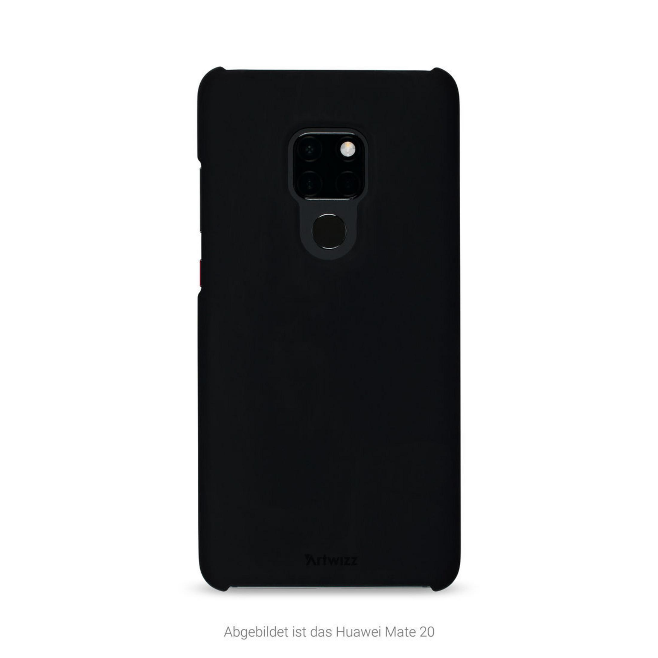 Custodia nera per telefono su sfondo bianco, con logo Artwizz.