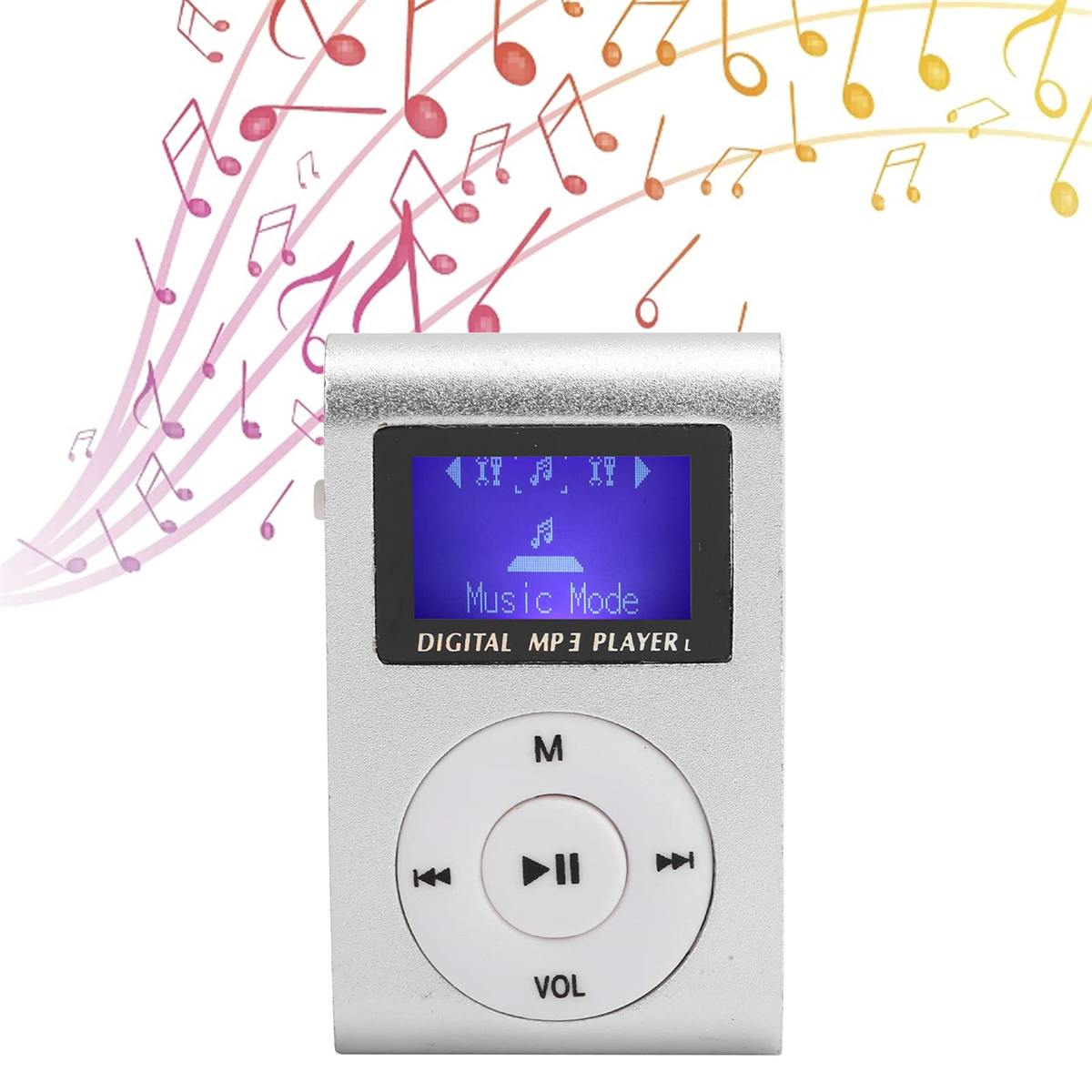 NUVANA Leicht Aluminium Clip LCD MP3-Player (0 GB, Not available)