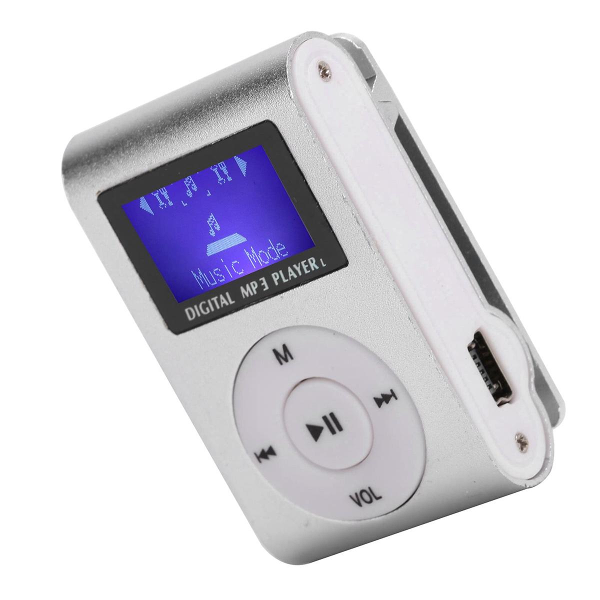 NUVANA Leicht Aluminium Clip LCD MP3-Player (0 GB, Not available)
