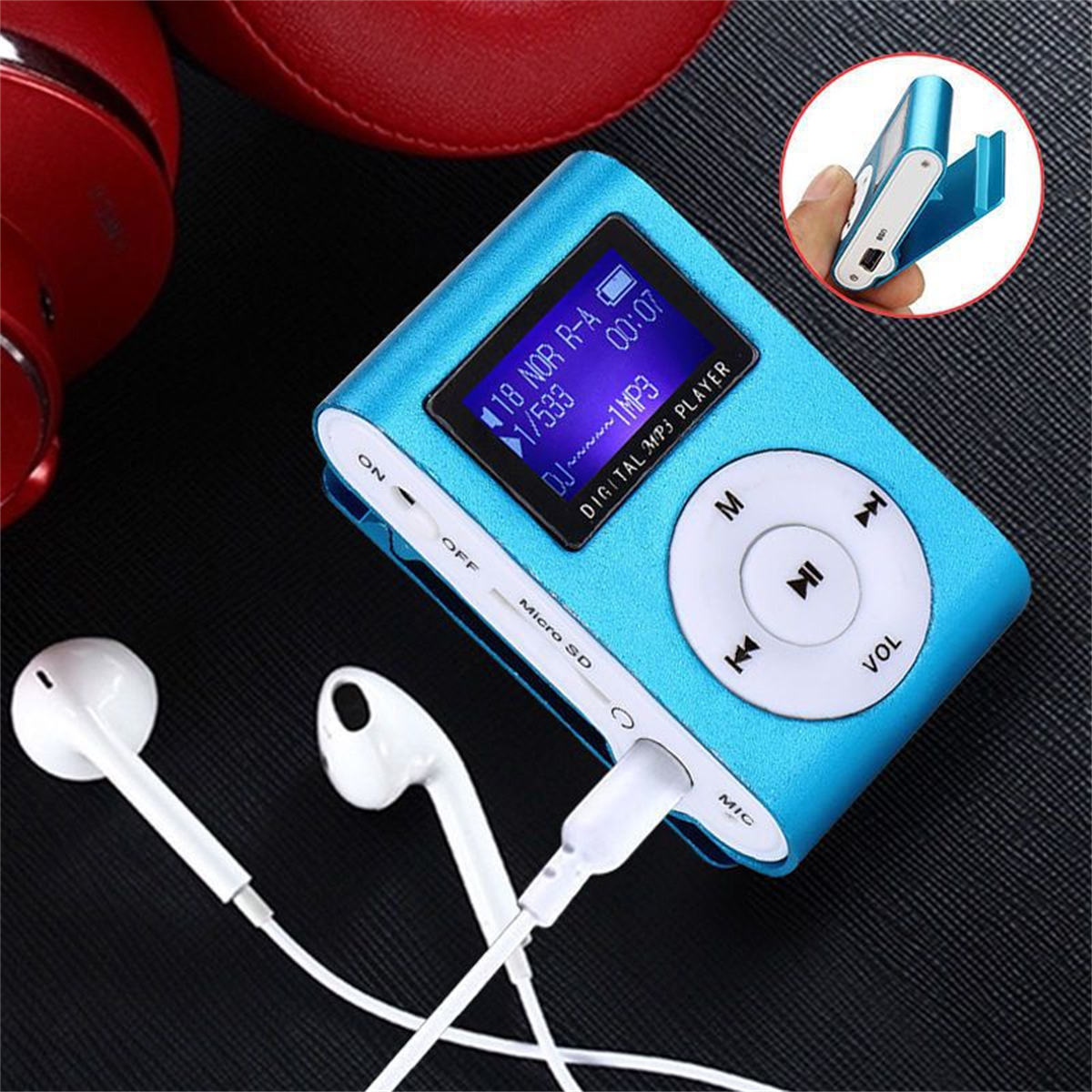 NUVANA Leicht Aluminium Langzeitakku Display MP3-Player (0 GB, Not available)