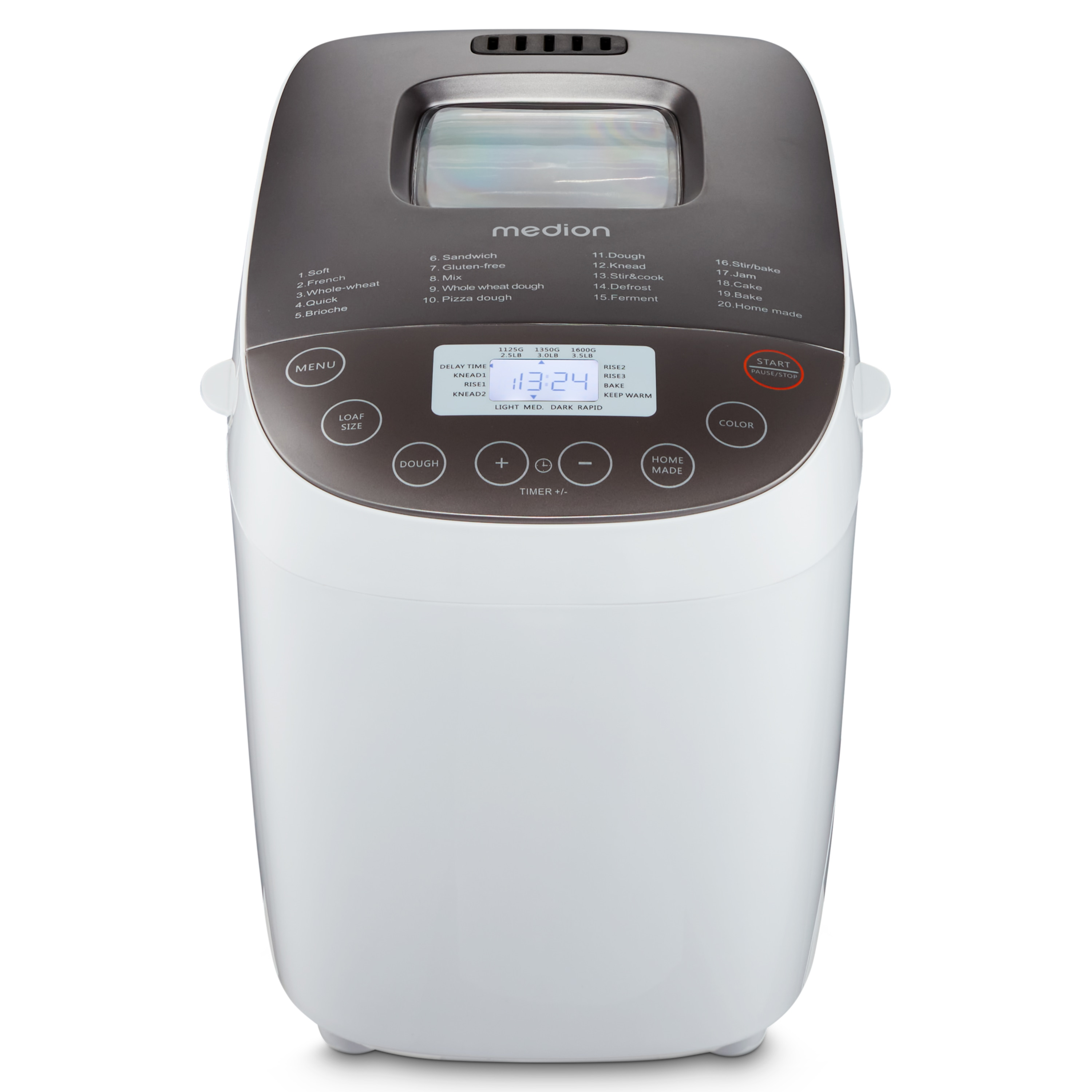 MEDION MD 12040 (Brotbackautomat, weiß)