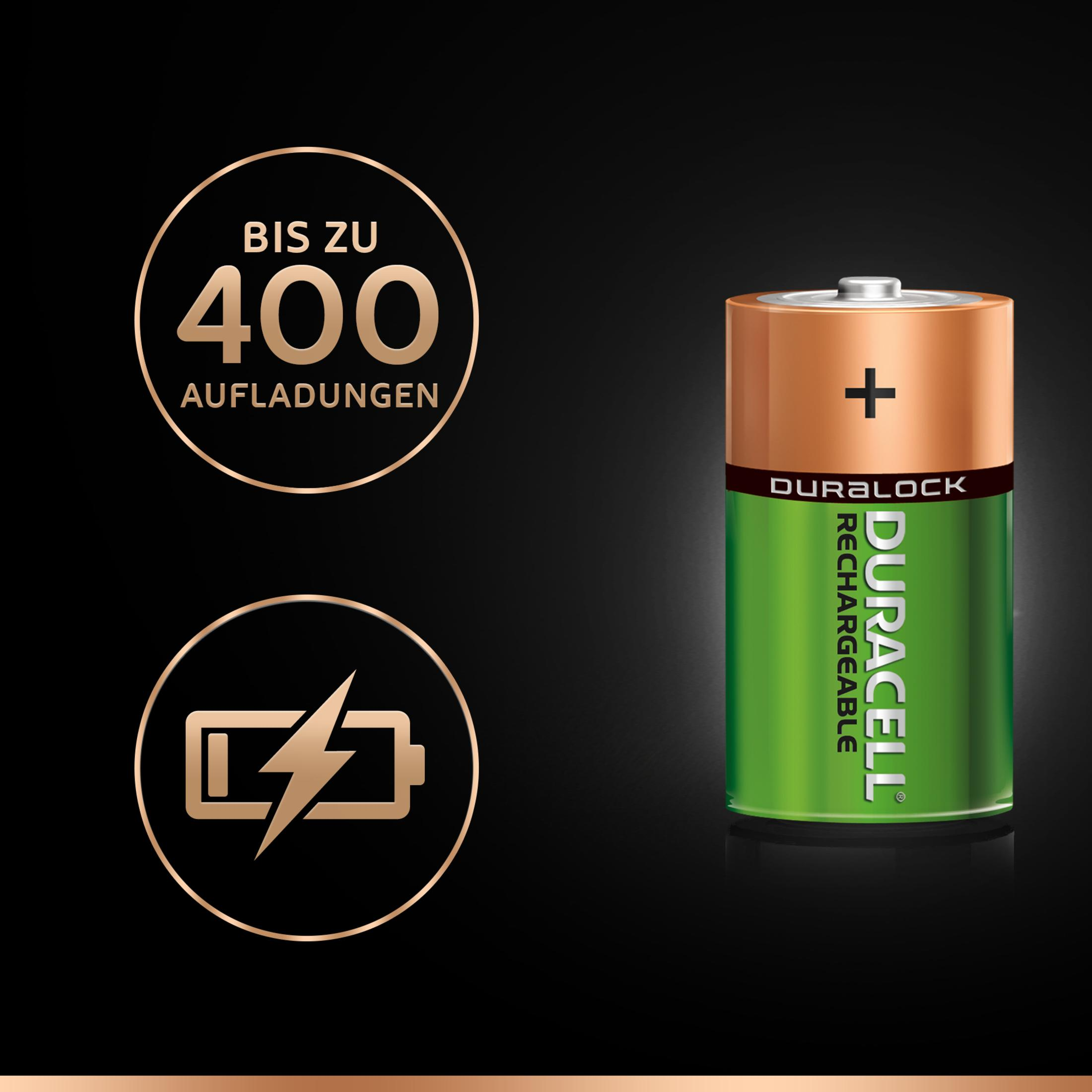 Akumulator Duracell. Zielone i miedziane kolory, znak plus.