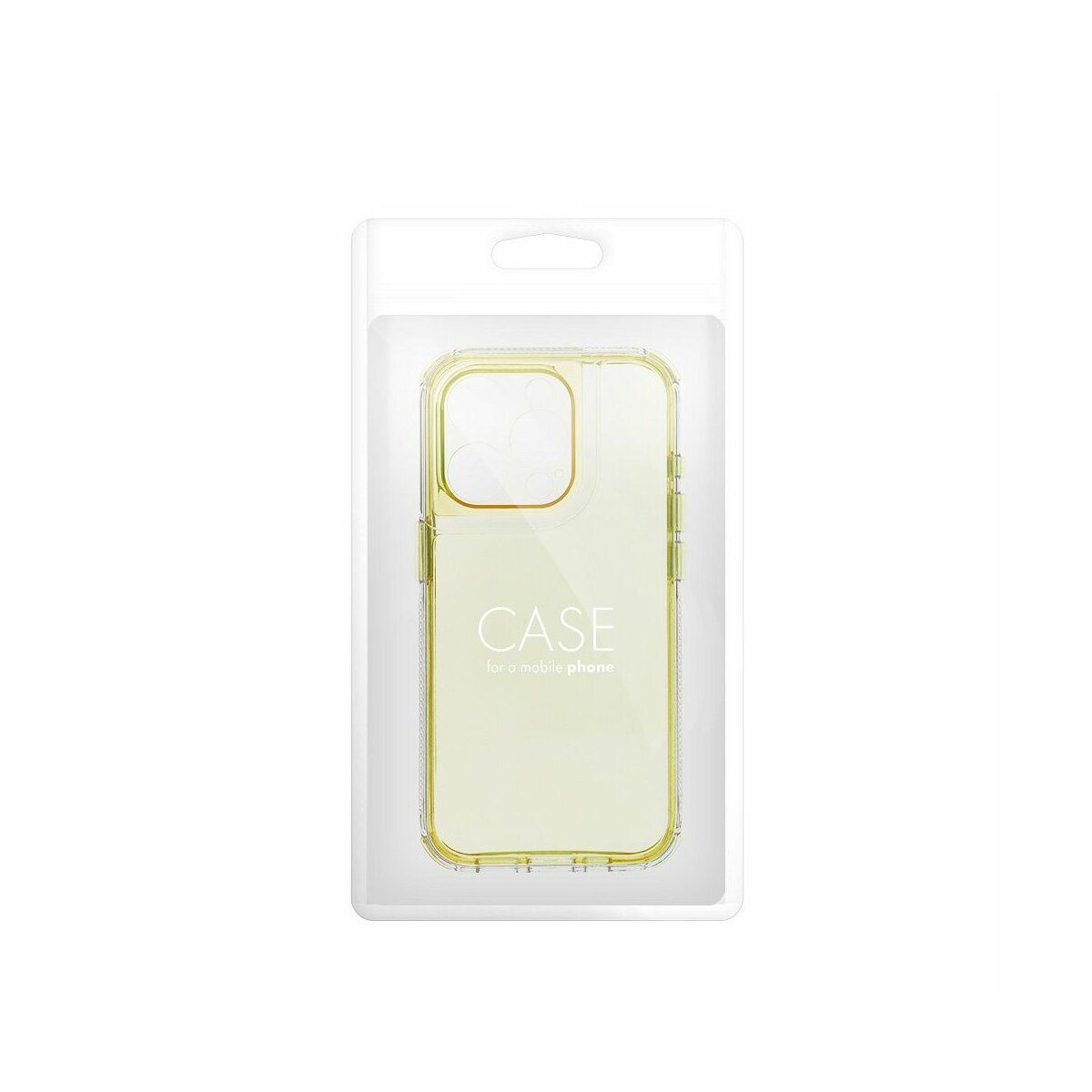 COFI Matrix Clear Case Hülle, Backcover, iPhone 16, Apple, Gelb