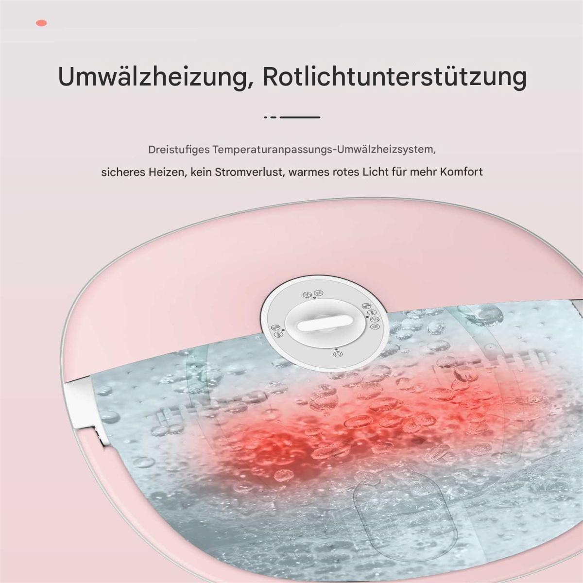 Eine Handyhülle mit Telefon wird von Steinen getroffen. Der Text lautet 'Stoßdämpfung'.