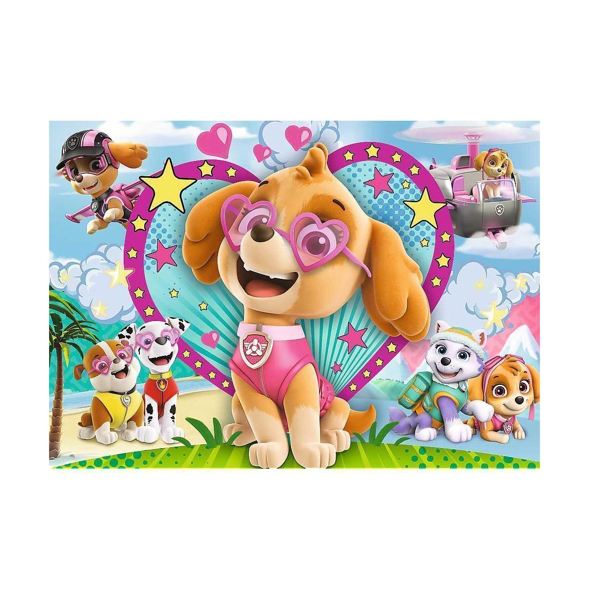 TREFL Trefl 14818 Puzzle Glitzer Paw Patrol | 100 Teile Puzzles ...
