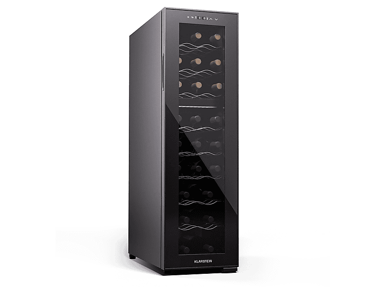 KLARSTEIN Shiraz 24 Duo Weinkühlschrank (EEK G, Schwarz)