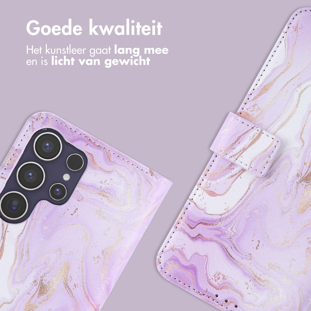 IMOSHION Design Bookcase Telefoonhoesje voor Samsung Samsung Galaxy S25 Ultra Meerkleurig