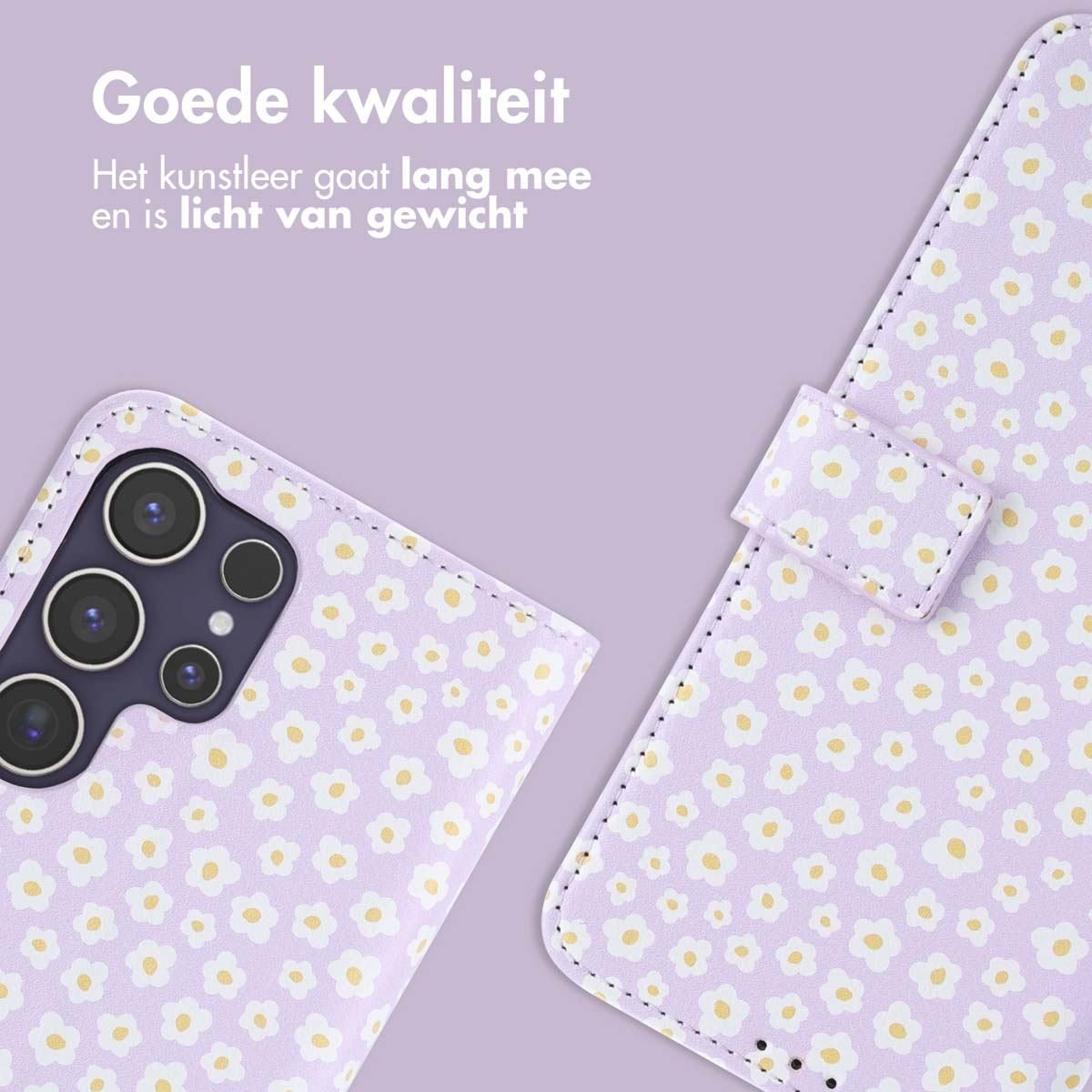 IMOSHION Design Bookcase Telefoonhoesje voor Samsung Samsung Galaxy S25 Ultra Meerkleurig