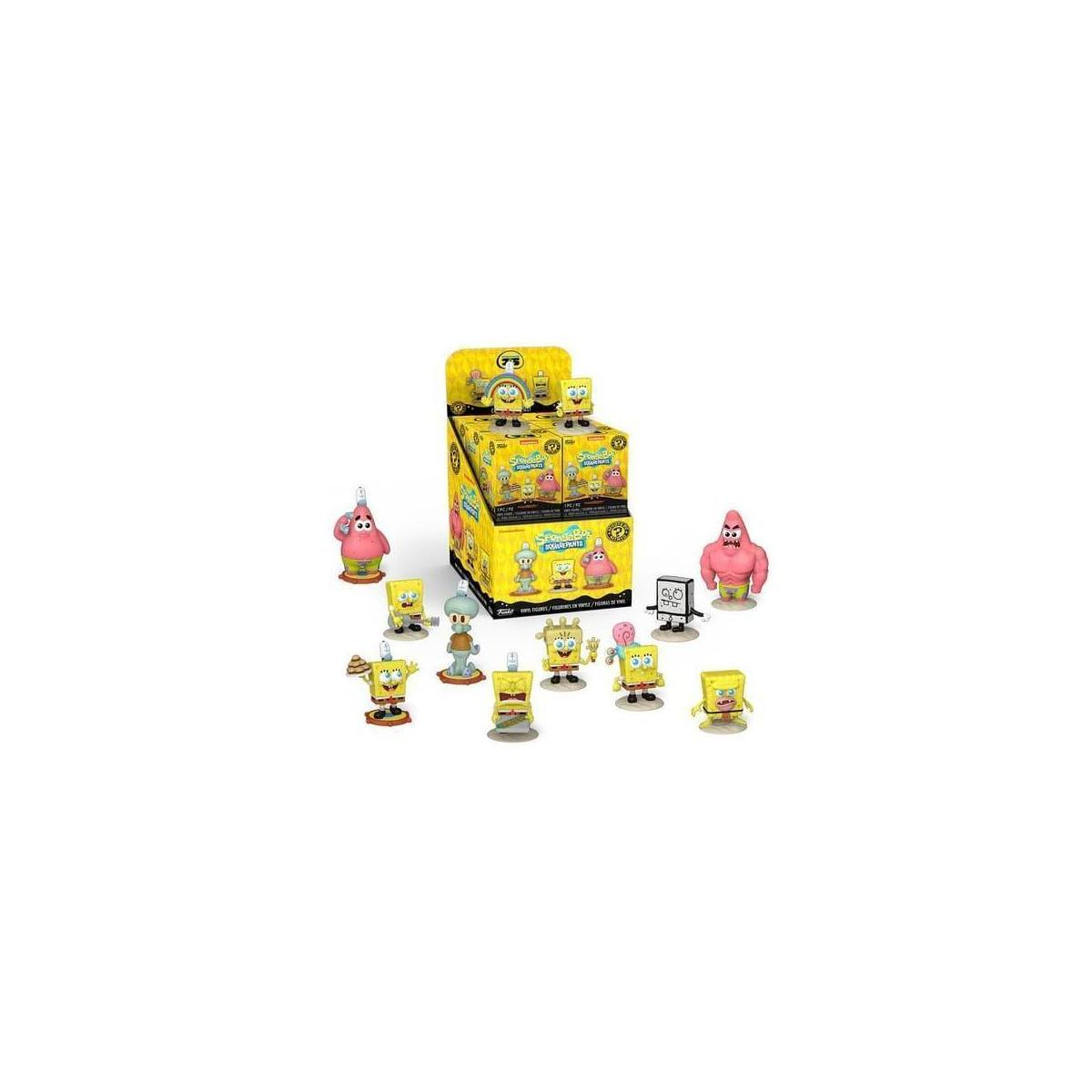 SpongeBob Schwammkopf-Figuren in einer Displaybox.