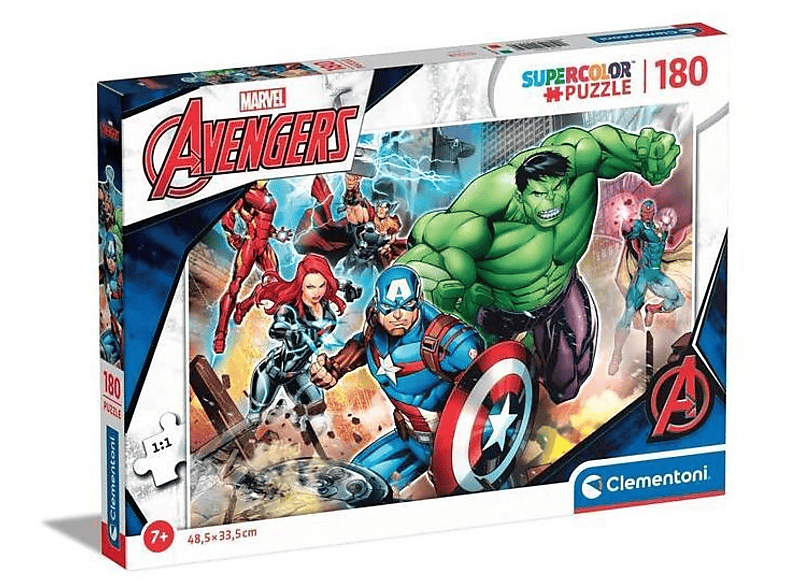 Puzzle valisette 1000 pièces : Marvel Avengers - Clementoni - Rue des Puzzles