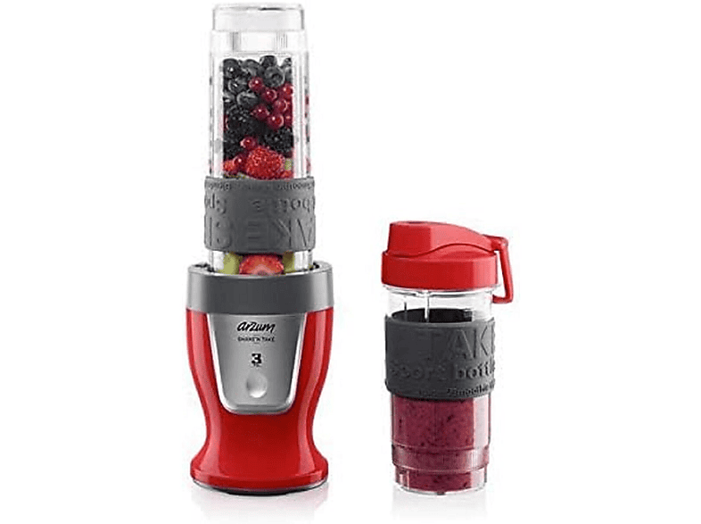 ARZUM AR1032 Shake'N Take 300 W Blender Kırmızı