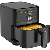 MediaMarkt TOMADO TAF6001B XXL Airfryer - 6 liter - Hetelucht friteuse - 1000 gr friet - Digitaal display aanbieding