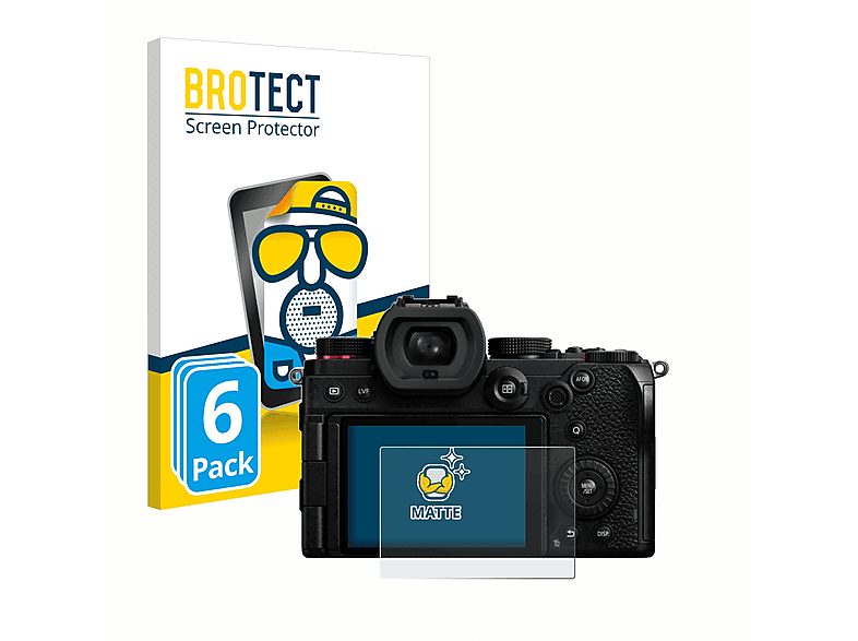 BROTECT Matte Schutzfolie Für Panasonic Lumix DMC-GF5 – 2 Stück, Entspiegelt & Kratzfest