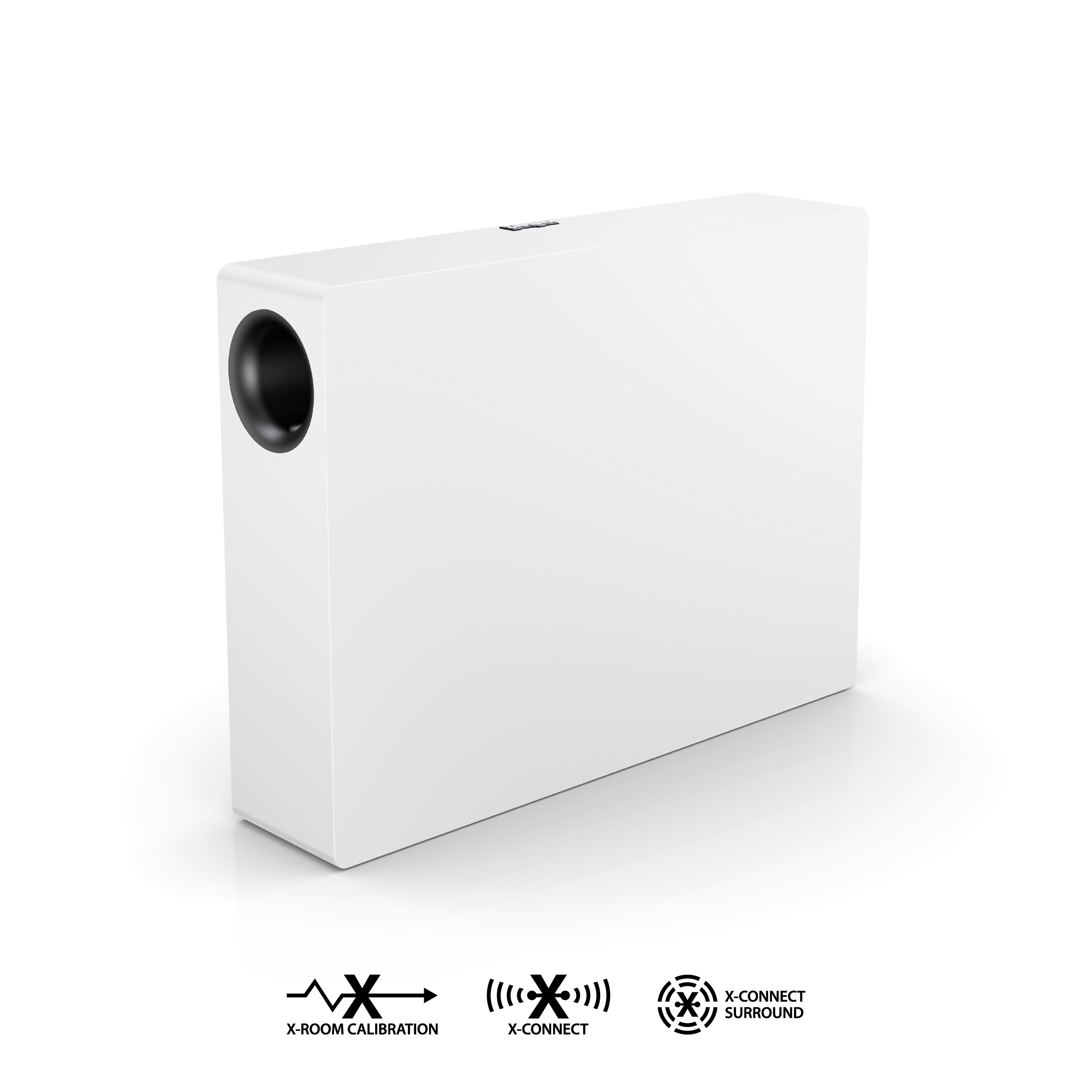 NUBERT nuSub XW-800 Slim Subwoofer aktiv | Subwoofer, Weiß