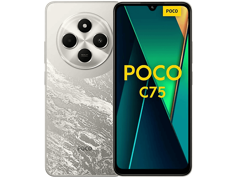 携帯電話本体 POCO C75 Gold 6GB RAM 128GB ROM Smartfon POCO C75 4G (LTE) 6 GB/128 GB Złoto | MediaMarkt