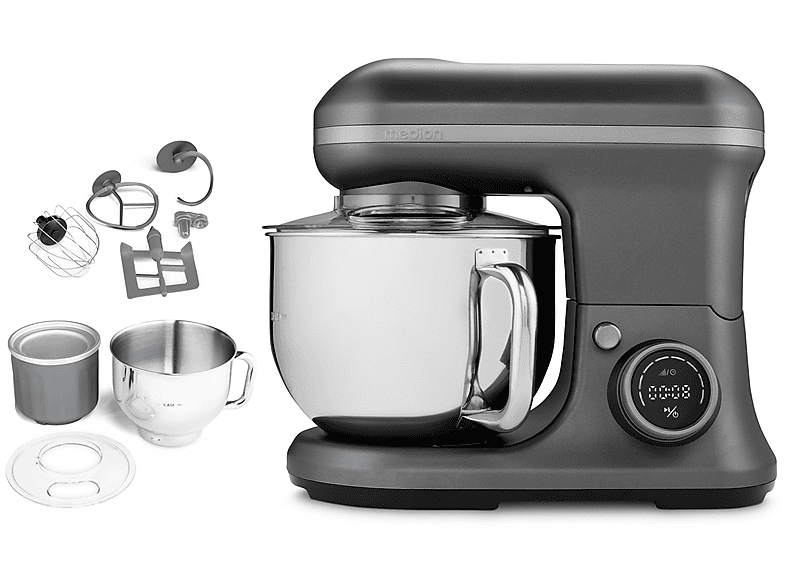 MEDION MD18420 Küchenmaschine anthrazit (200 Watt)