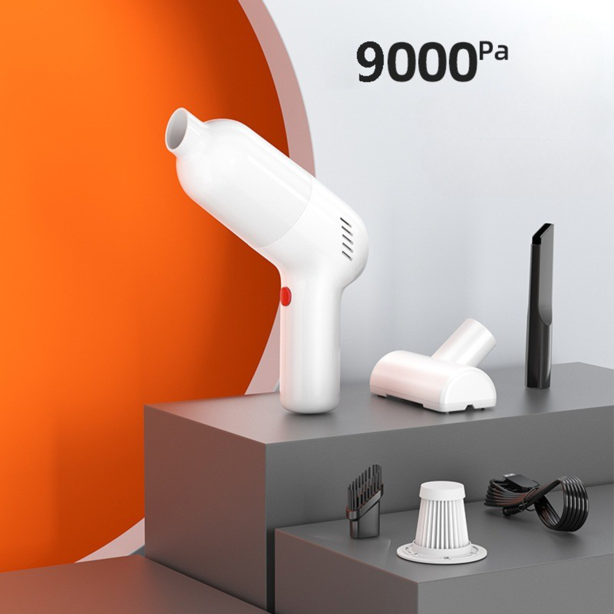 ZStarlite Handstaubsauger 16000Pa - 4-in-1 Akku Sauger Für Auto Und Haus