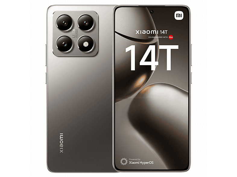 Xiaomi 14t pro スマートフォン 本体 XIAOMI 14T 12+512GB TITAN GRAY 512 GB Titan Gray Dual SIM | MediaMarkt