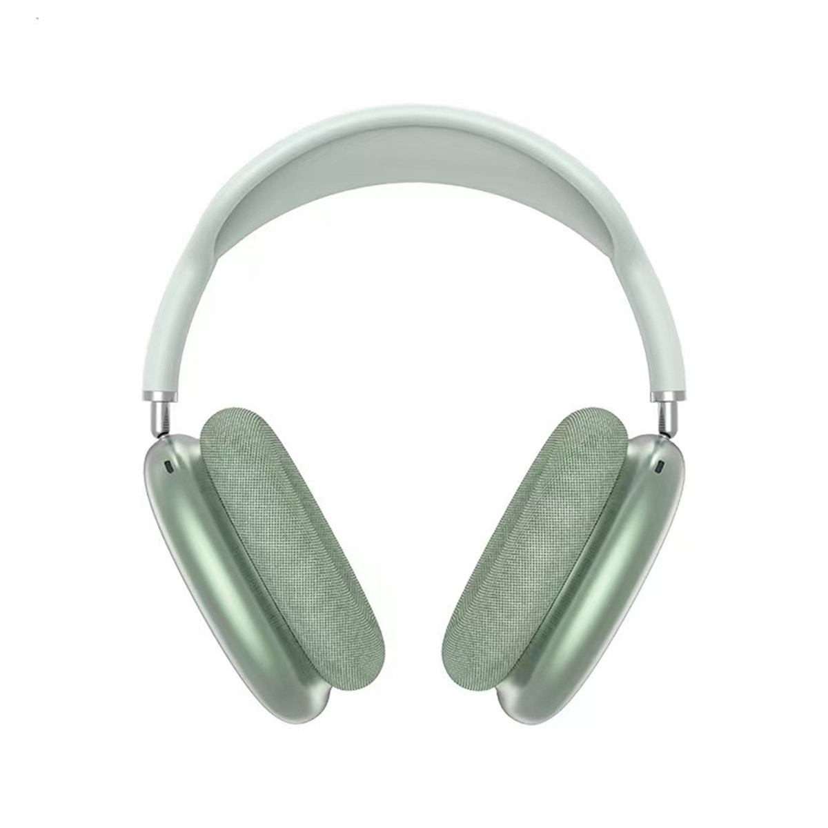 Mintgrüne Apple AirPods Max Kopfhörer.