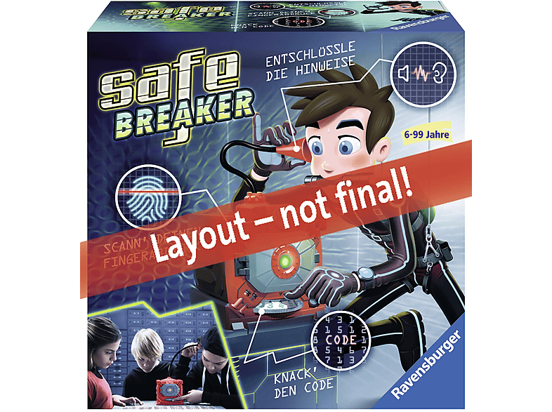 Ravensburger 22330 Safe Breaker – Juego De Caja Fuerte Con Estetoscopio Para 2-4 Jugadores, Versión En Alemán