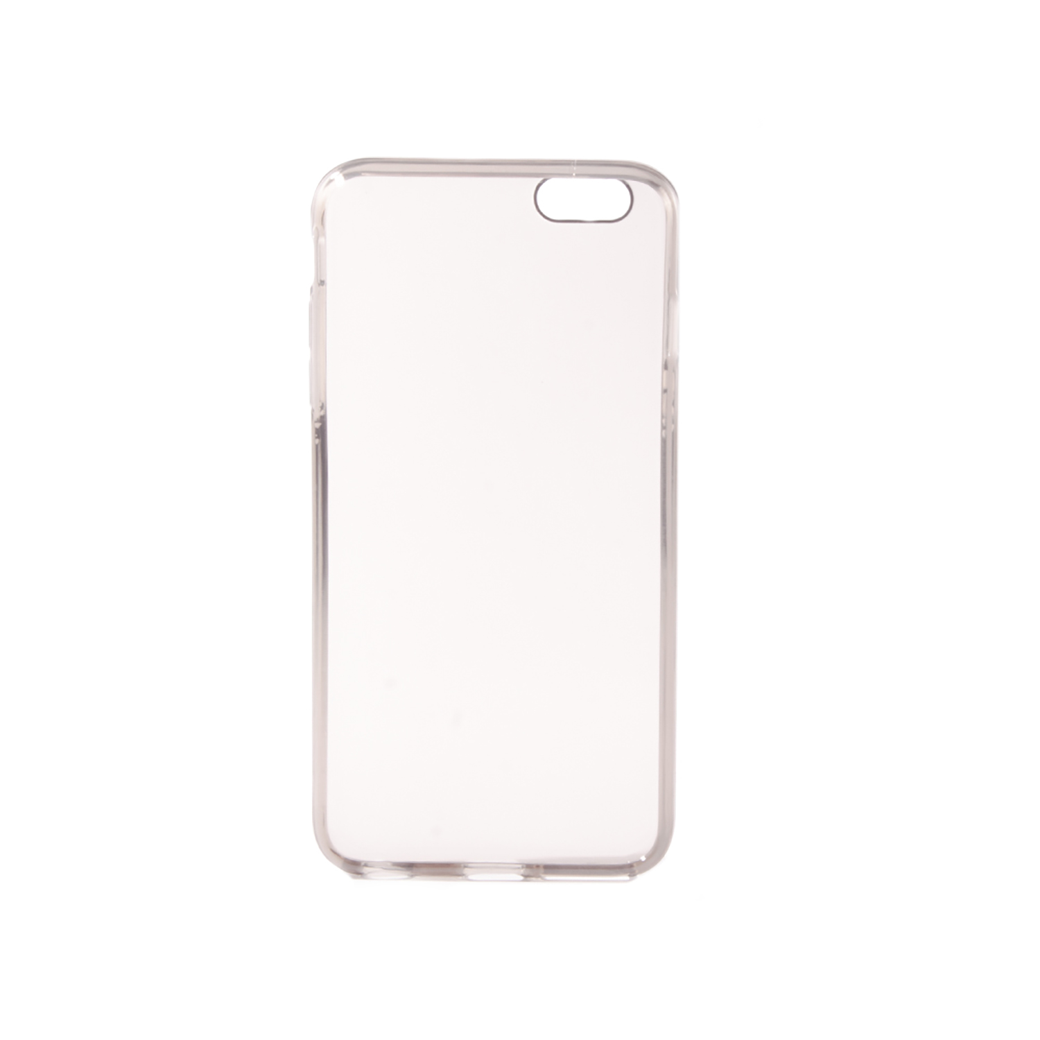 Funda transparente para teléfono. El fondo es blanco.
