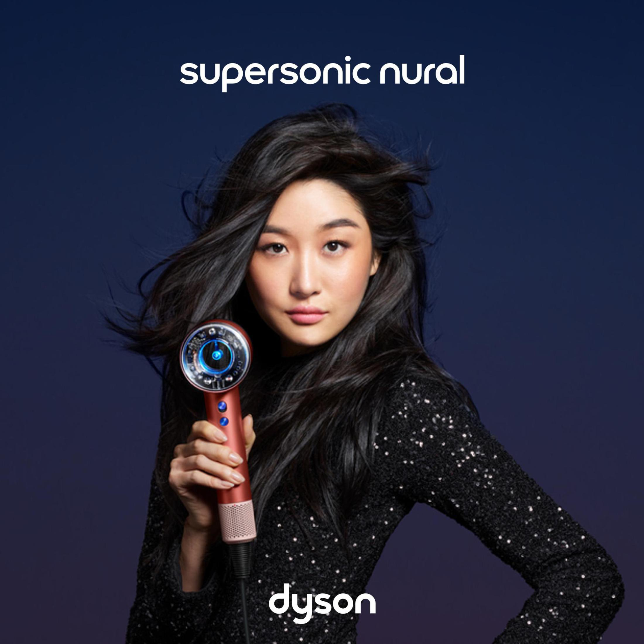 Suszarka do włosów DYSON SUPERSONIC NURAL TRUSKAWKOWY BRￄﾄZ Truskawkowy brąz