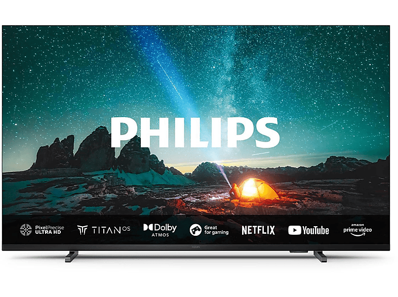 PHILIPS 55PUS7609/12 LED TV (Flat, 55 Zoll / 139,7 cm, UHD 4K, SMART TV)