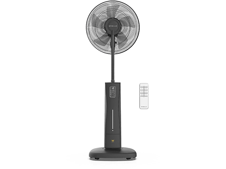 Ventilador de Pie con Nebulizador - NEWLUX Mist W500 Negro