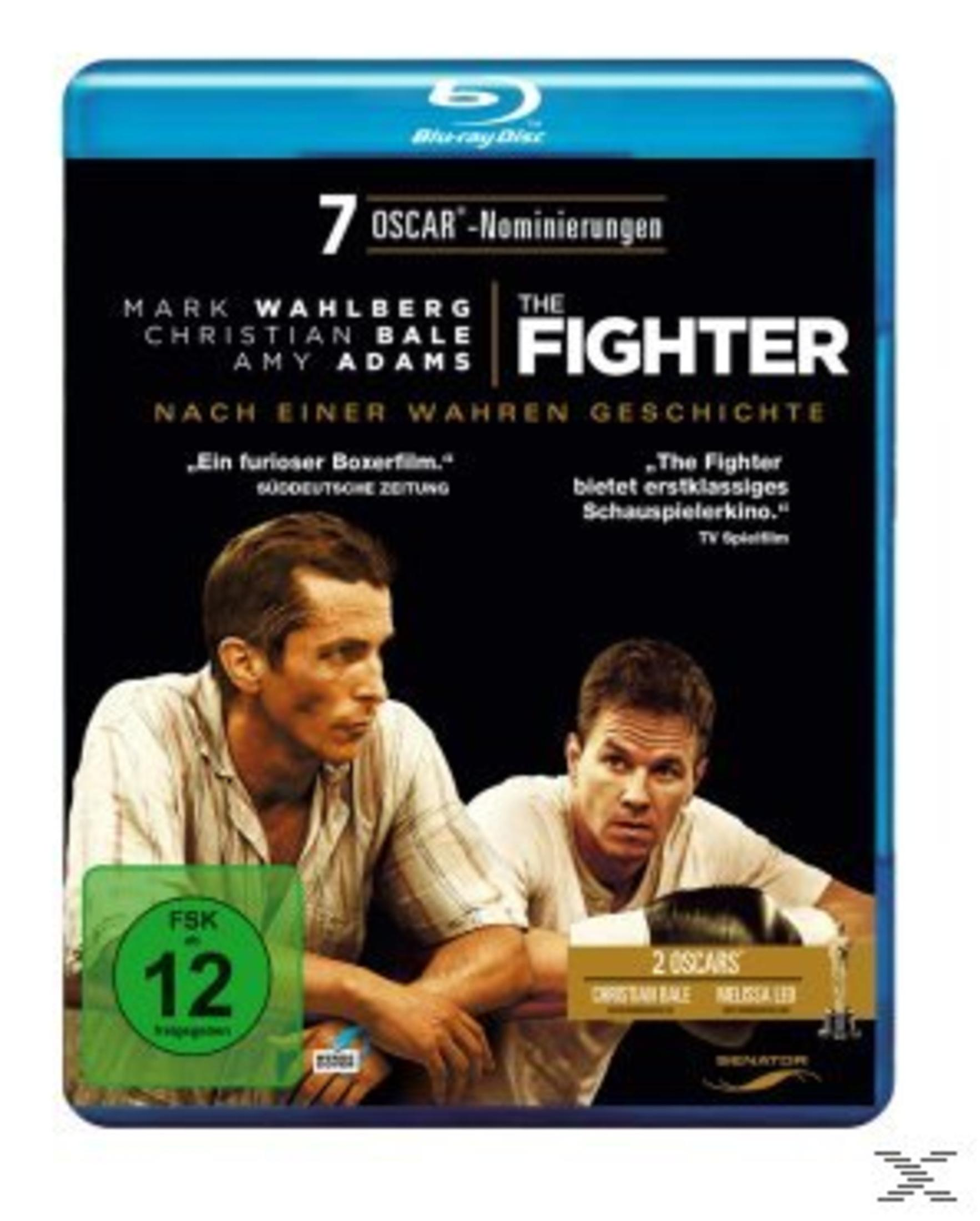Blu-ray-Cover für den Film 'The Fighter' mit Mark Wahlberg und Christian Bale.