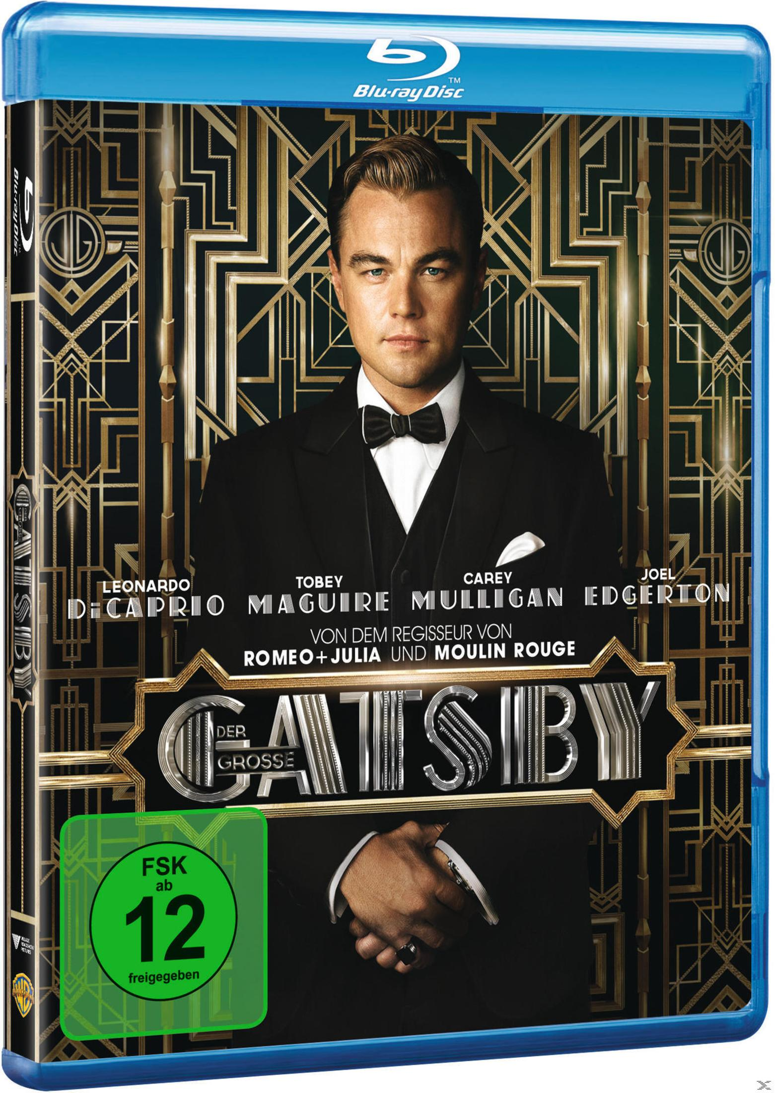 Blu-ray-Disc-Hülle von "The Great Gatsby" mit Schauspielern und Titel.