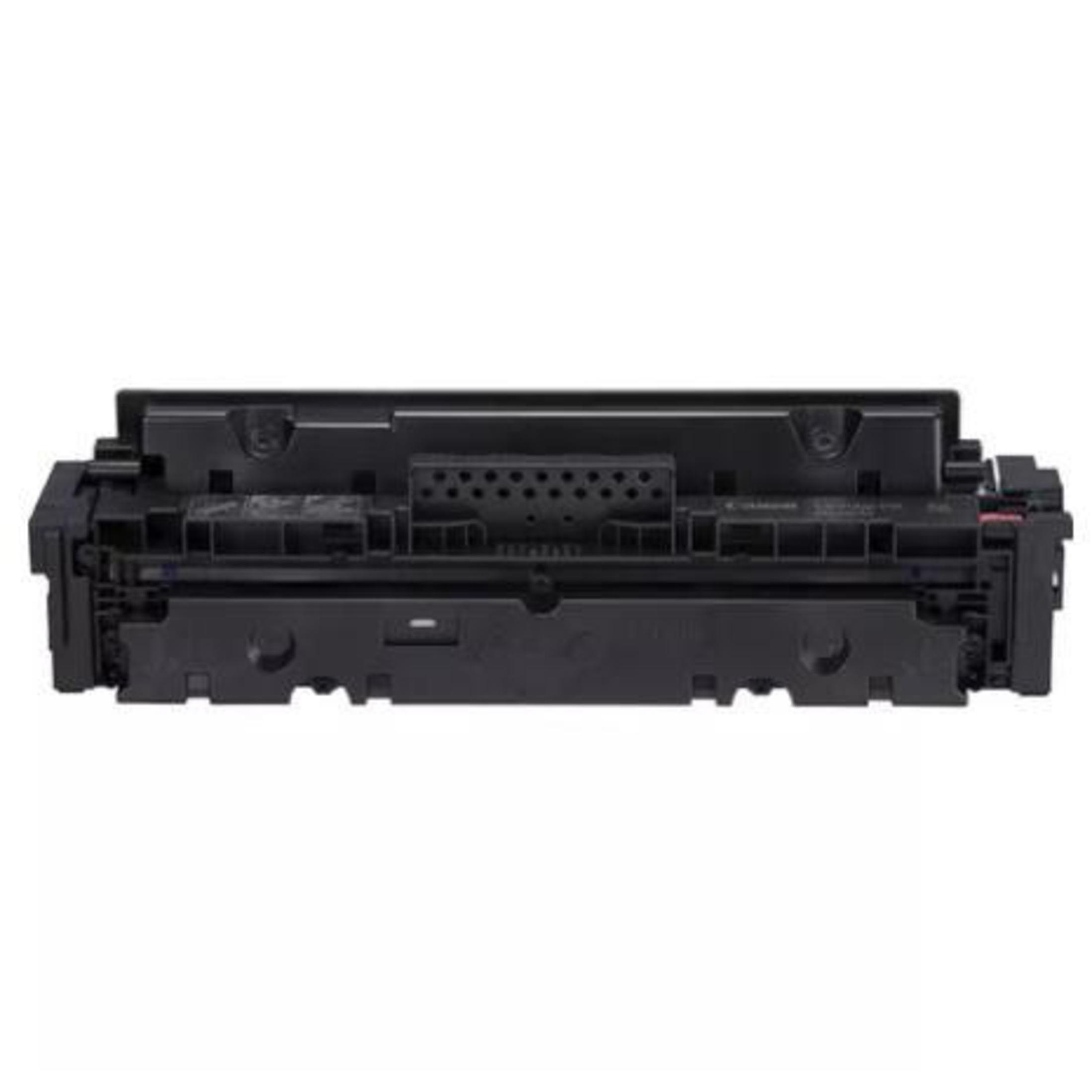 Czarny toner Canon, na białym tle.