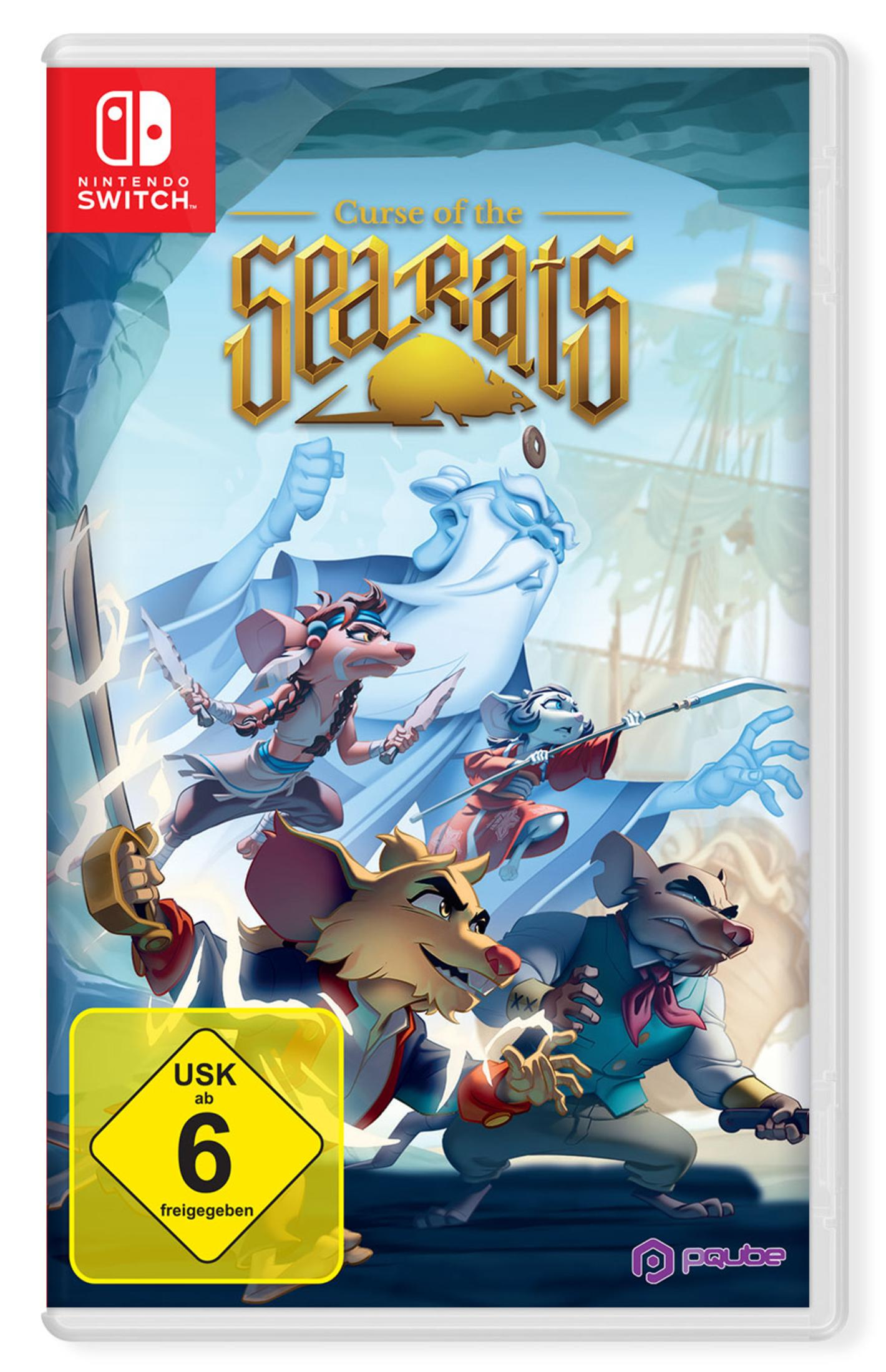 Nintendo Switch-Spielbox mit Cartoon-Ratten auf dem Cover.