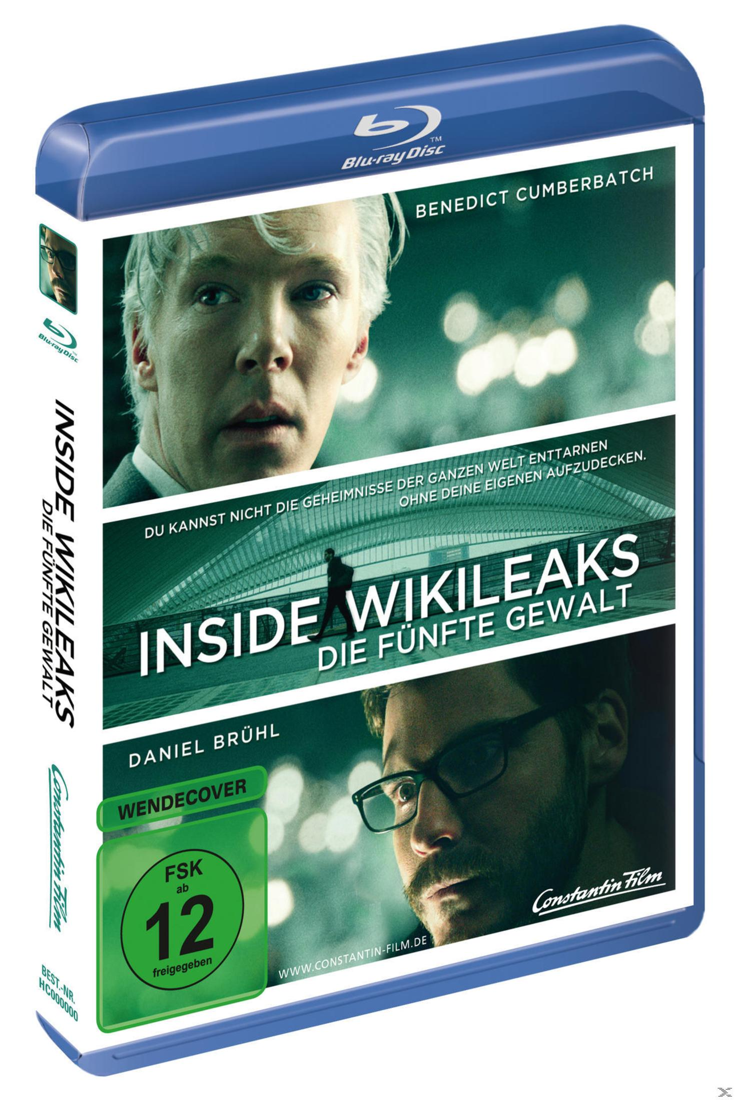 Inside WikiLeaks DVD-Hülle mit Benedict Cumberbatch und Daniel Brühl.