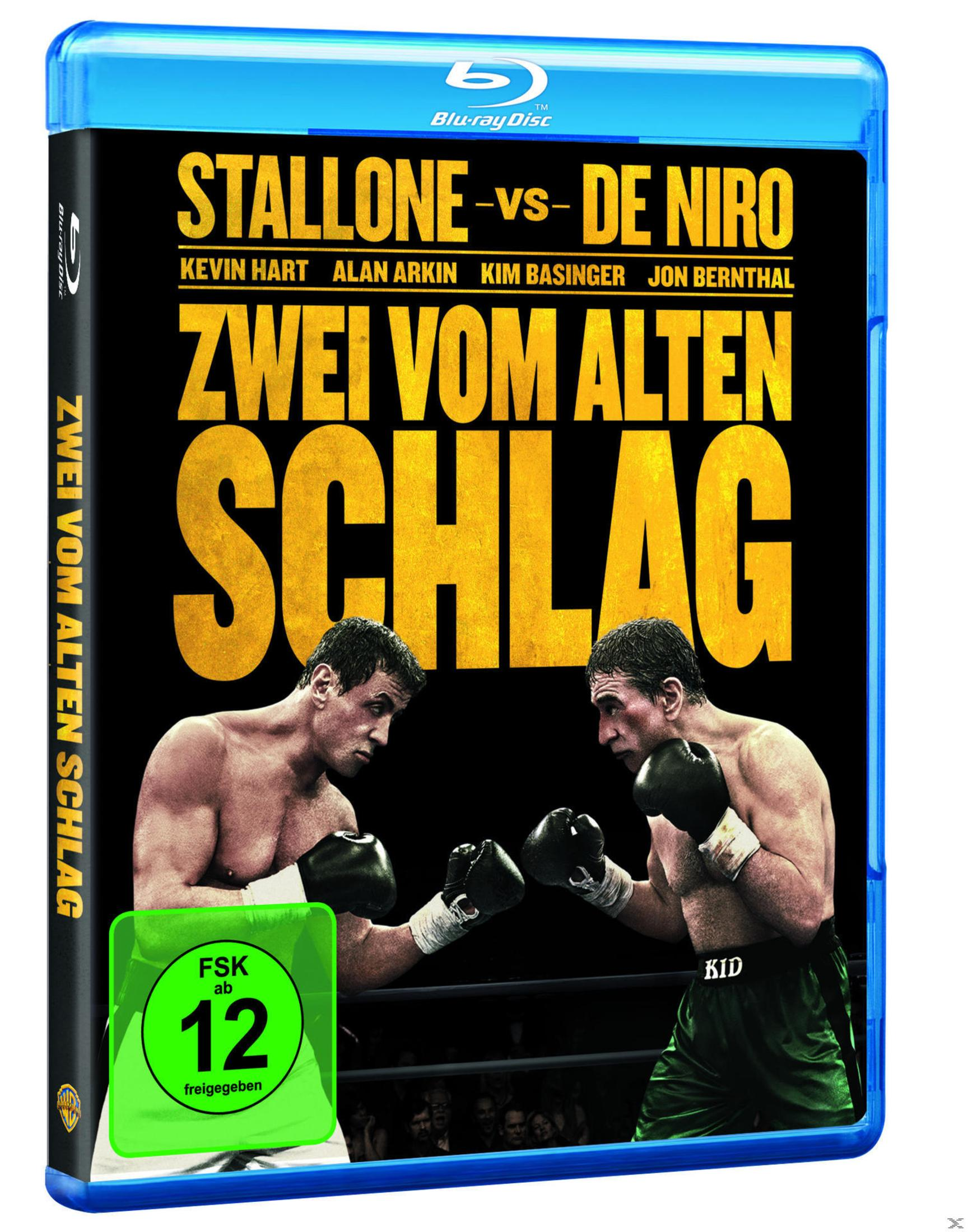 Filmcover mit zwei Boxern im Ring. Titel: Stallone vs. De Niro.