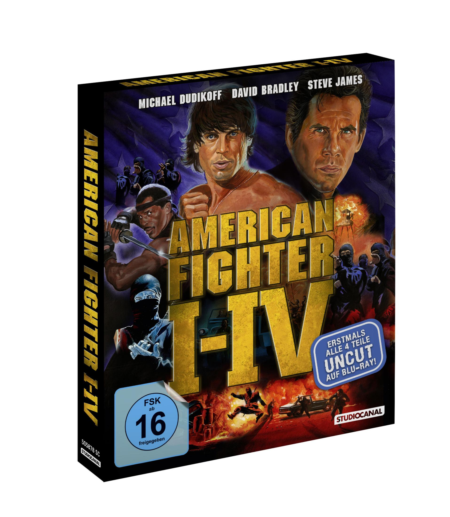 Filmcover von American Fighter IV mit Schauspielern und Actionszenen.